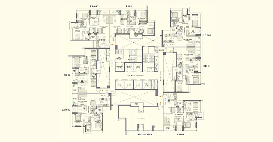 Adani Thane Floor Plans